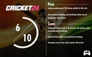 Cricket 24 scorecard (Image via Sportskeeda)